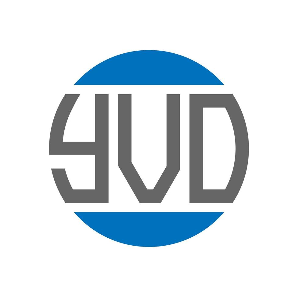 Yvo-Brief-Logo-Design auf weißem Hintergrund. yvo creative initials circle logo-konzept. yvo Briefgestaltung. vektor
