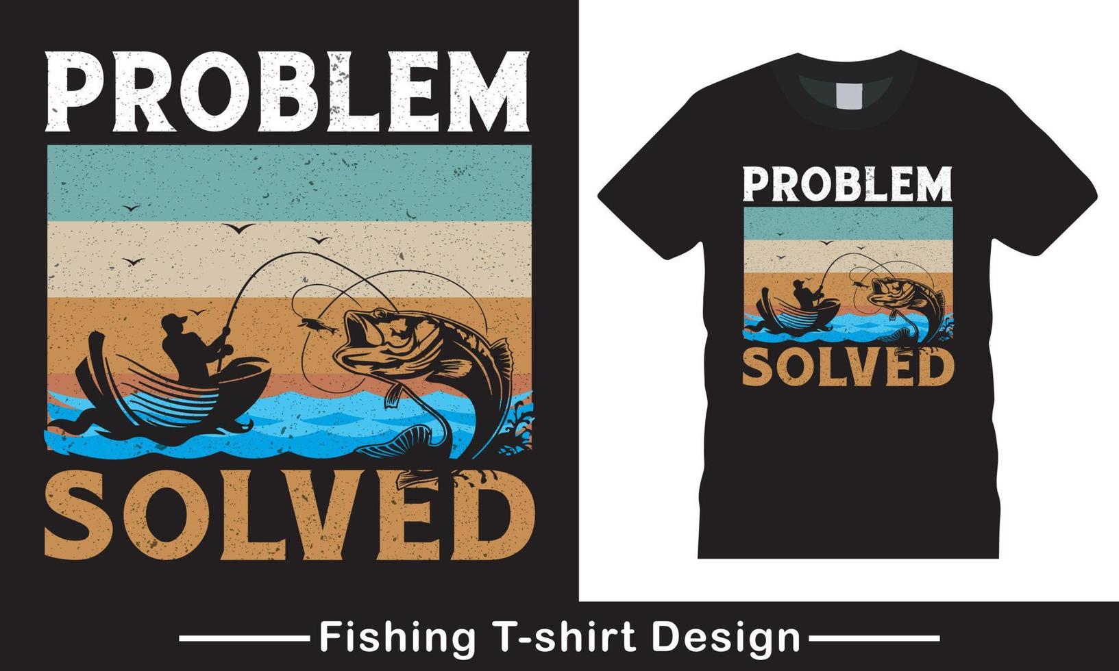 fiske Citat tyfografi vektor t-shirt design mall proffs vektor
