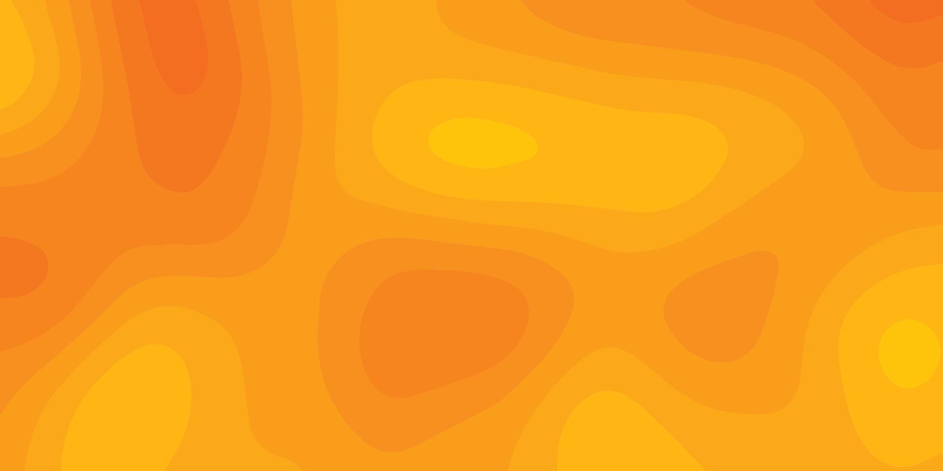 orangefarbener Papierschnitthintergrund. abstrakte realistische Papierschnitt-Dekoration strukturiert mit gewellten Schichten, abstrakter Papierkunststil 3d, gewellter Papierschnitt abstrakter Hintergrund, Vektorillustration vektor