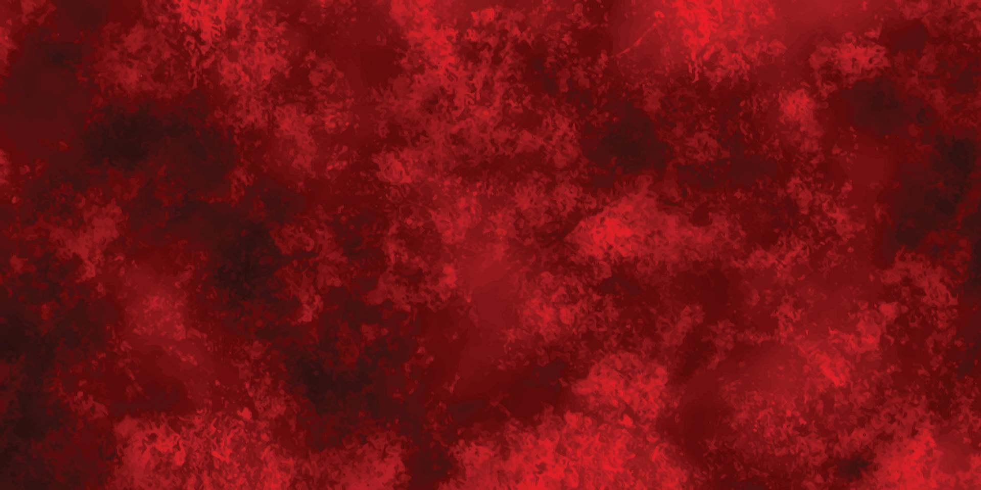 weihnachten roter grunge hintergrund mit platz für text, abstrakte aquarellrote grunge hintergrundmalerei, trendiger schöner stilvoller moderner roter texturhintergrund mit rauch, vektor, illustration vektor