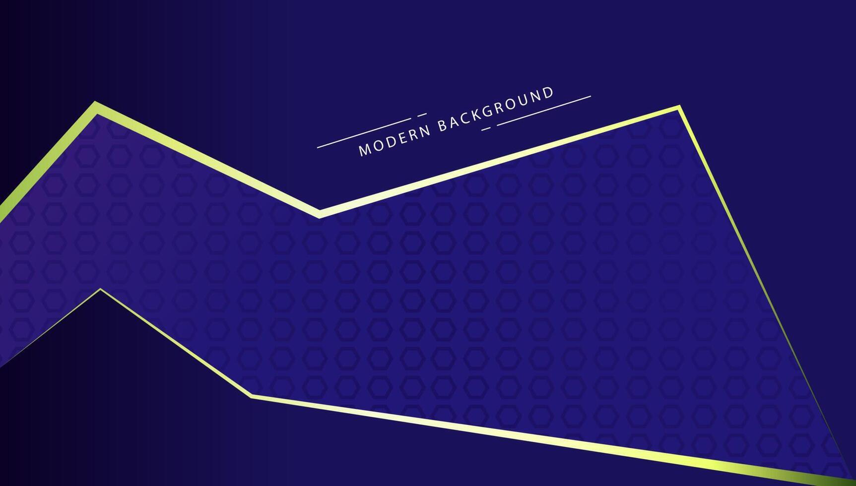 modern blå guld linje bakgrund form ram vektor