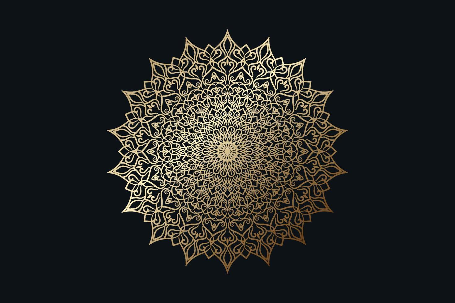 Luxus-Zier-Mandala-Design-Hintergrund pro vektor