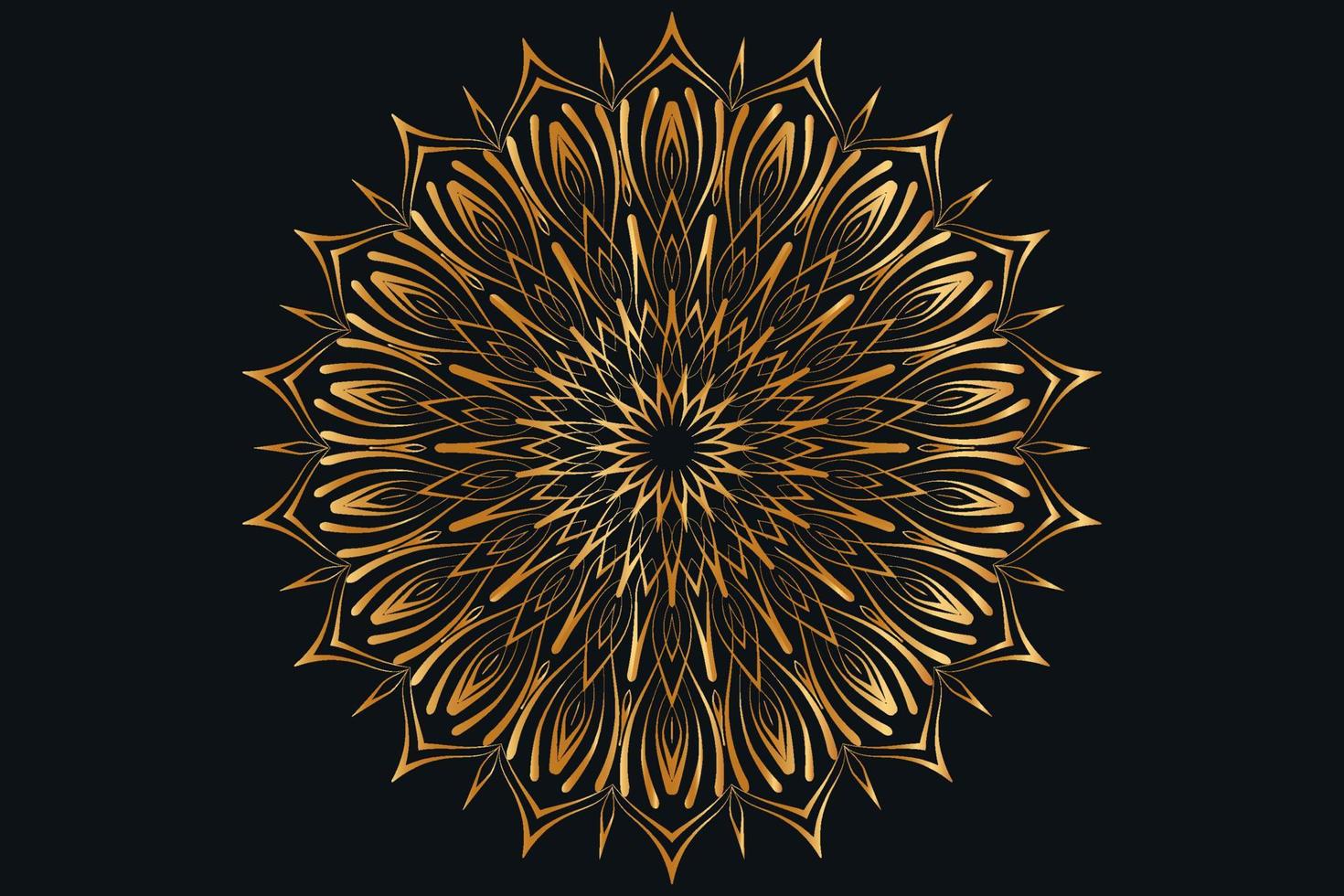 Luxus-Mandala-Design-Hintergrund vektor