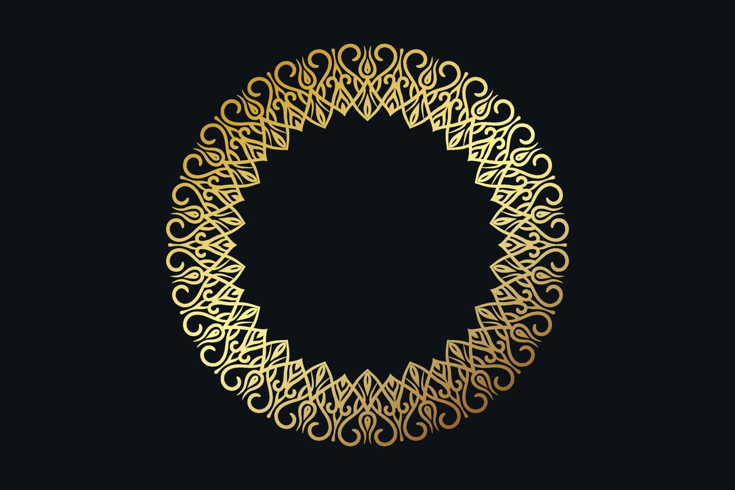Luxus-Zier-Mandala-Design-Hintergrund pro vektor