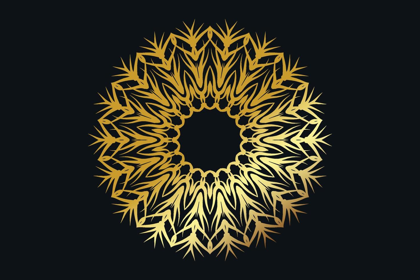 Luxus-Mandala-Design-Hintergrund vektor