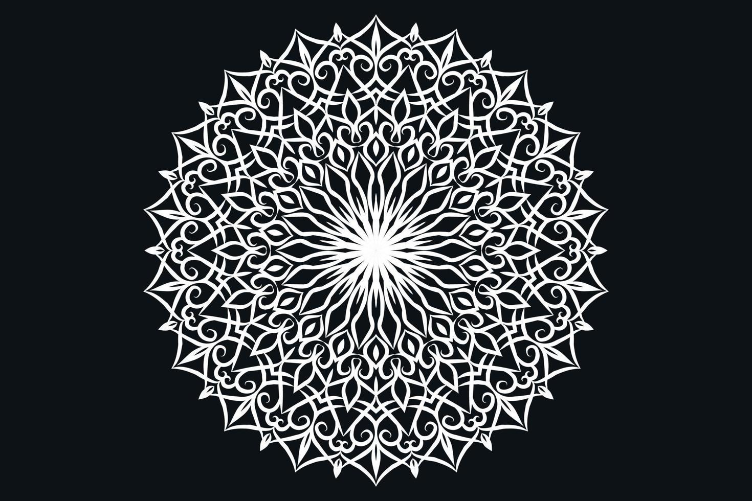 Mandala-Luxus-Hintergrund-Design-Profi vektor