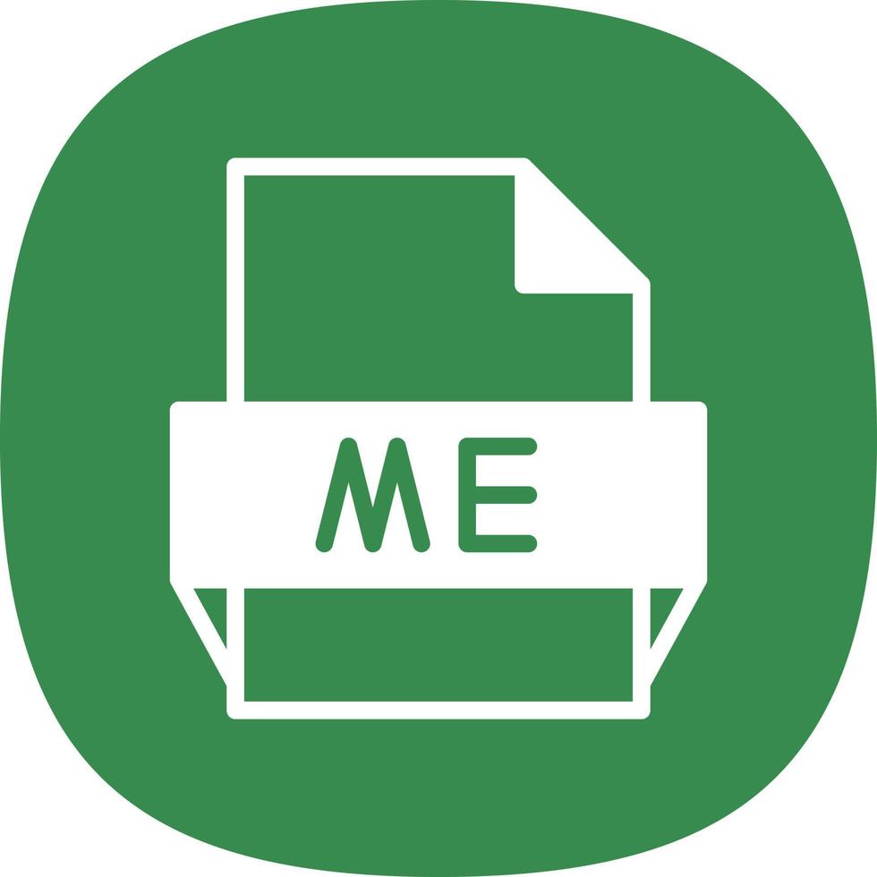 me-Dateiformat-Symbol vektor