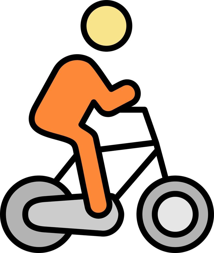 Radfahren Person Vektor Icon Design