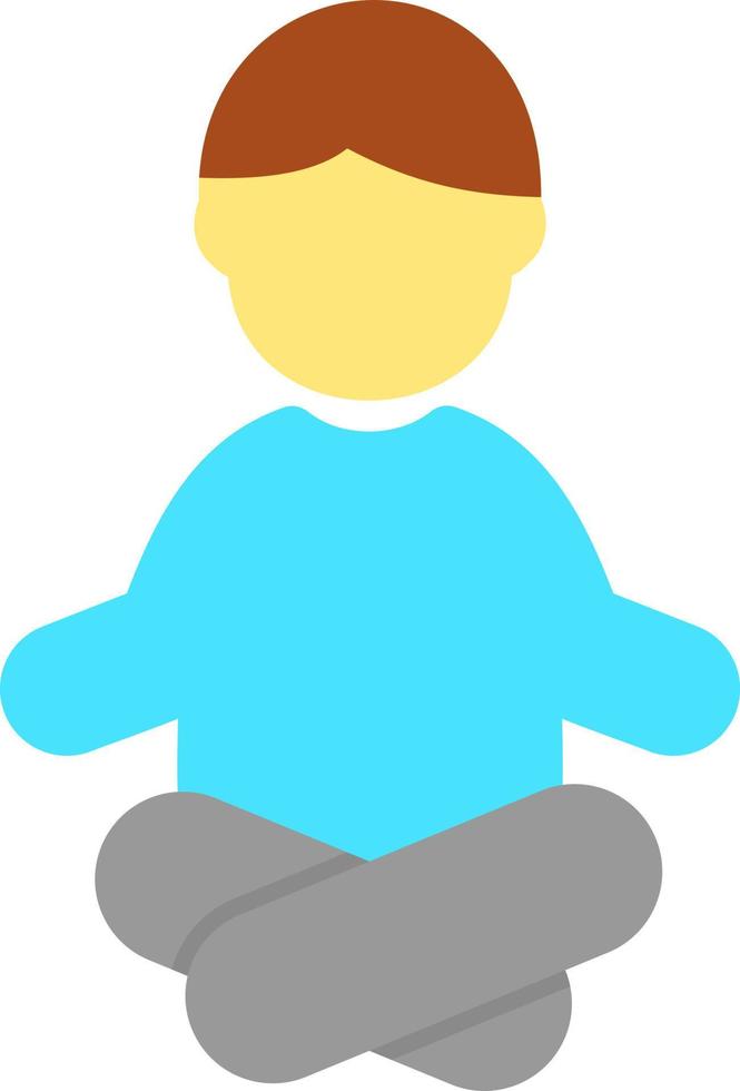 Yoga-Vektor-Icon-Design vektor