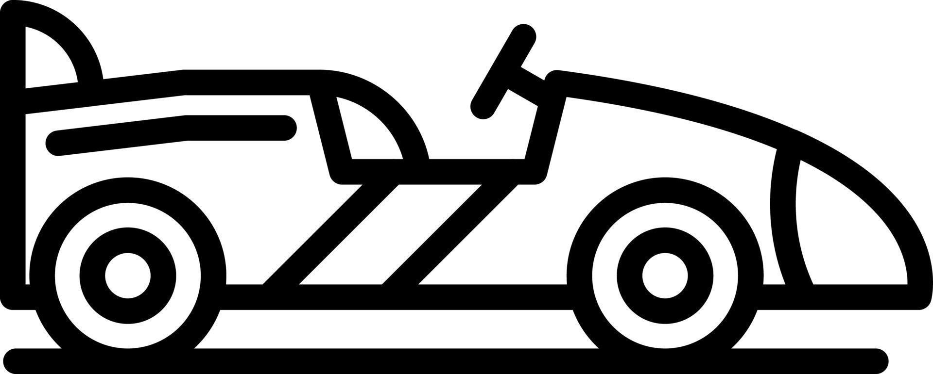 Rennwagen-Vektor-Icon-Design vektor