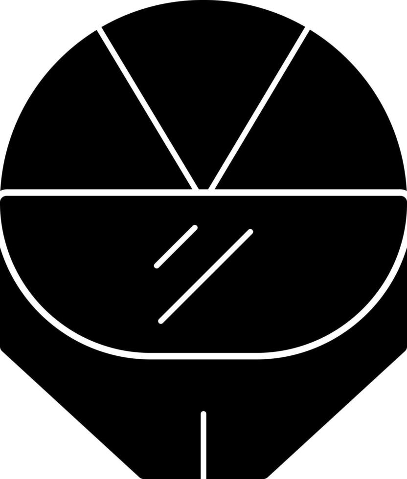 tävlings hjälm vektor ikon design