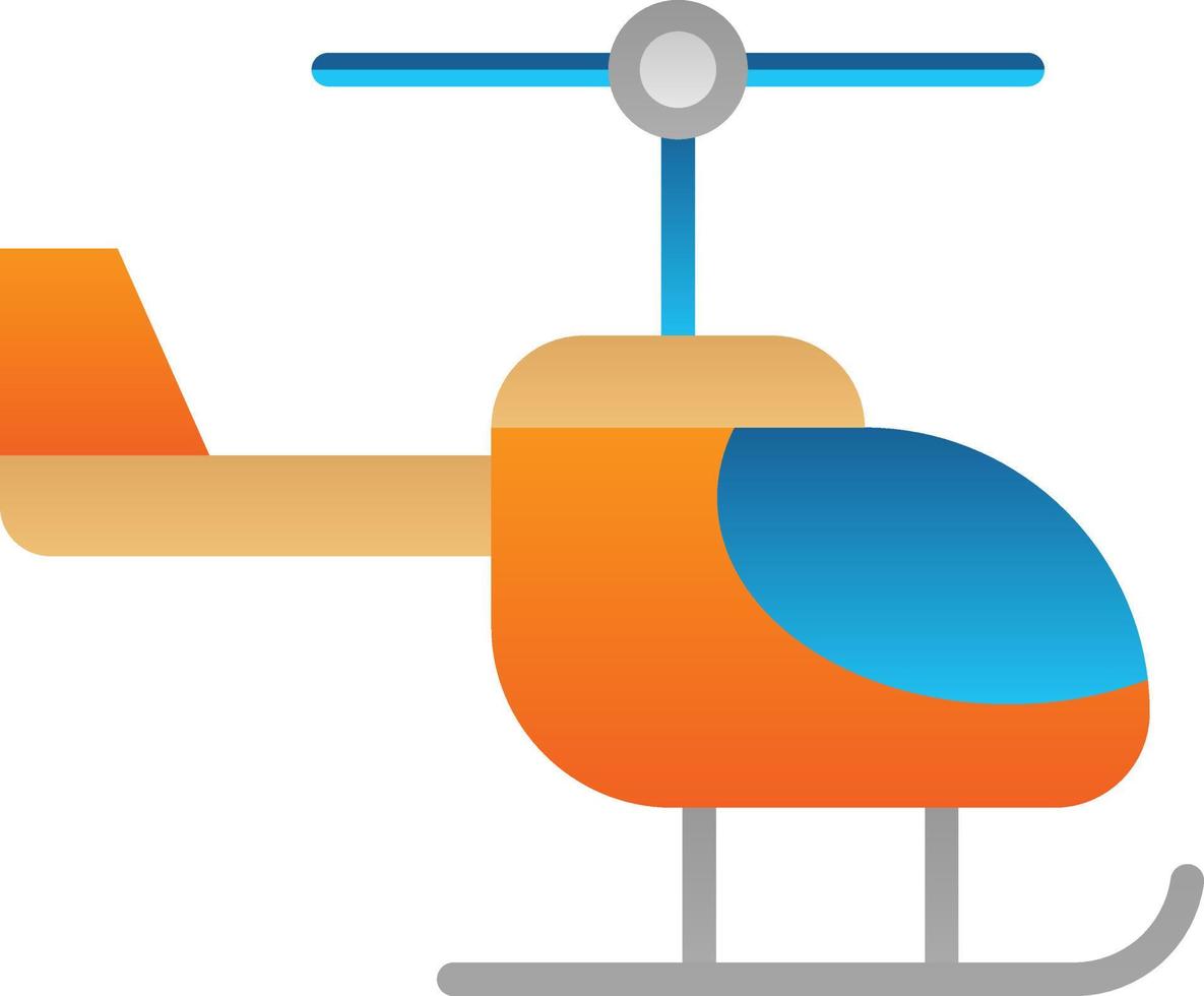 Hubschrauber-Vektor-Icon-Design vektor