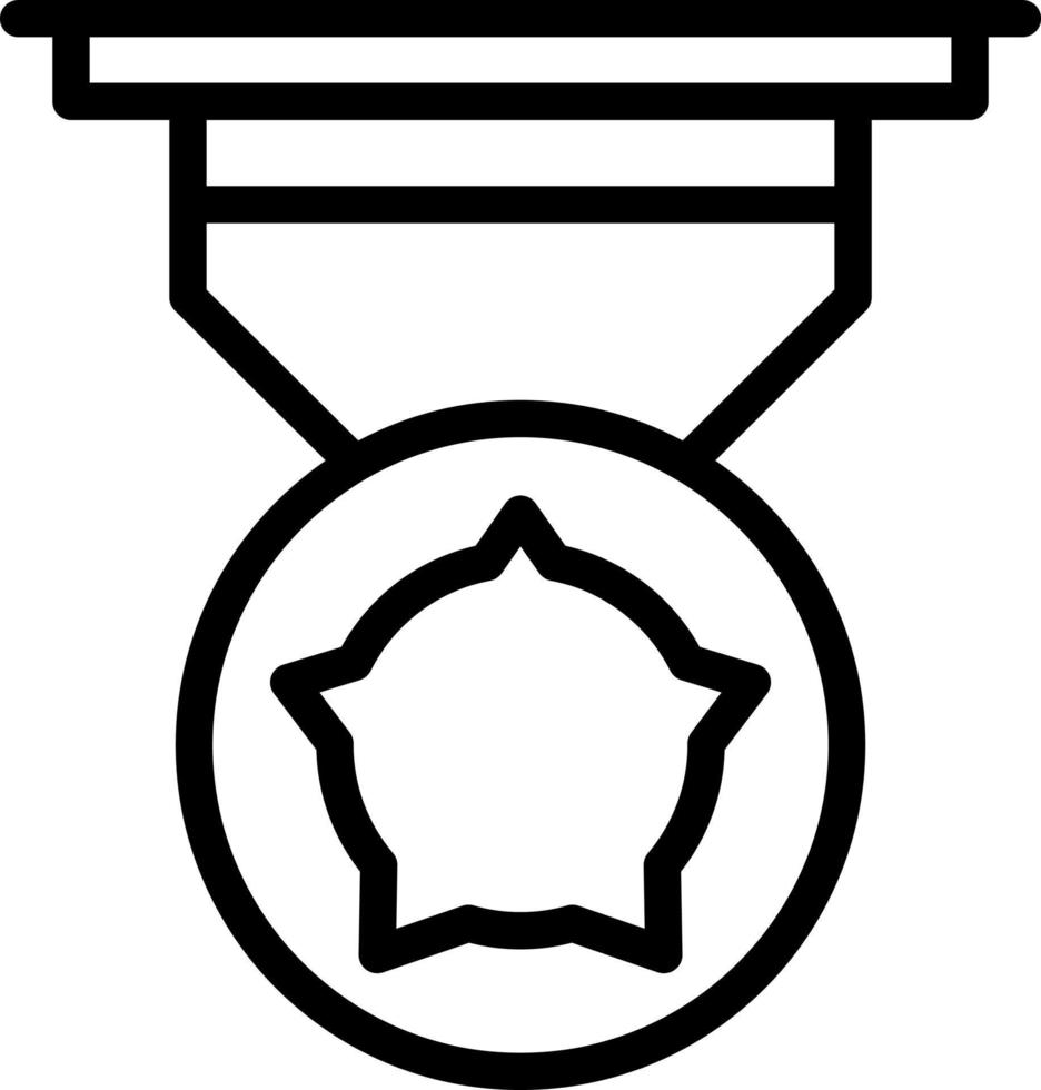 guld medalj vektor ikon design