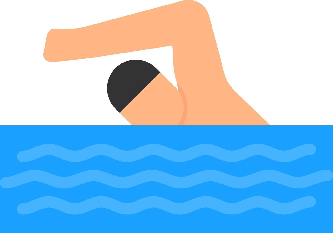 simning vektor ikon design