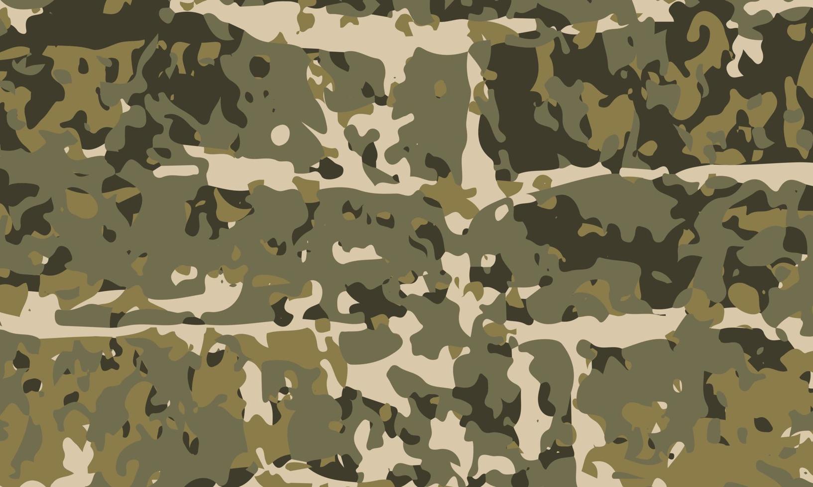 militär texturerad kamouflage bakgrund, vektor illustration