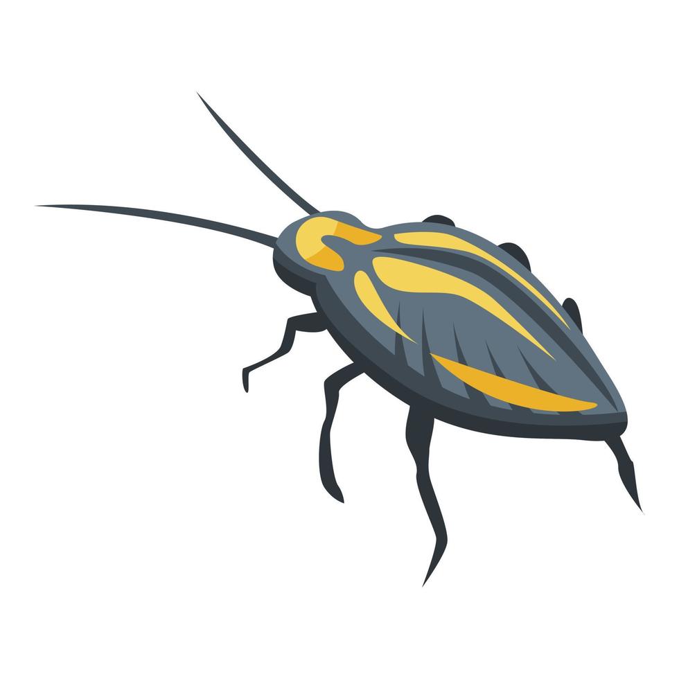 kackerlacka ikon, isometrisk stil vektor