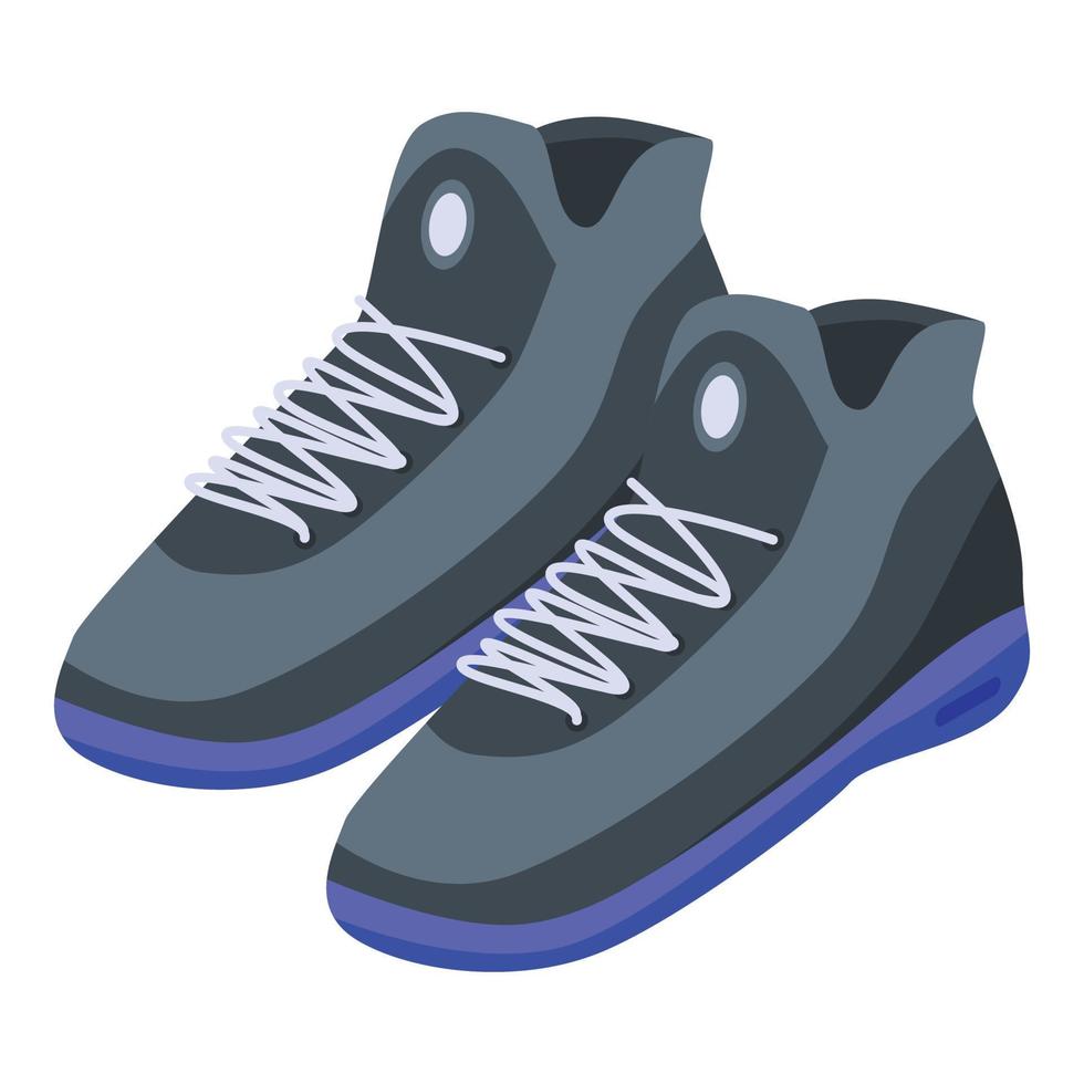 Basketball-Sneaker-Ikone, isometrischer Stil vektor
