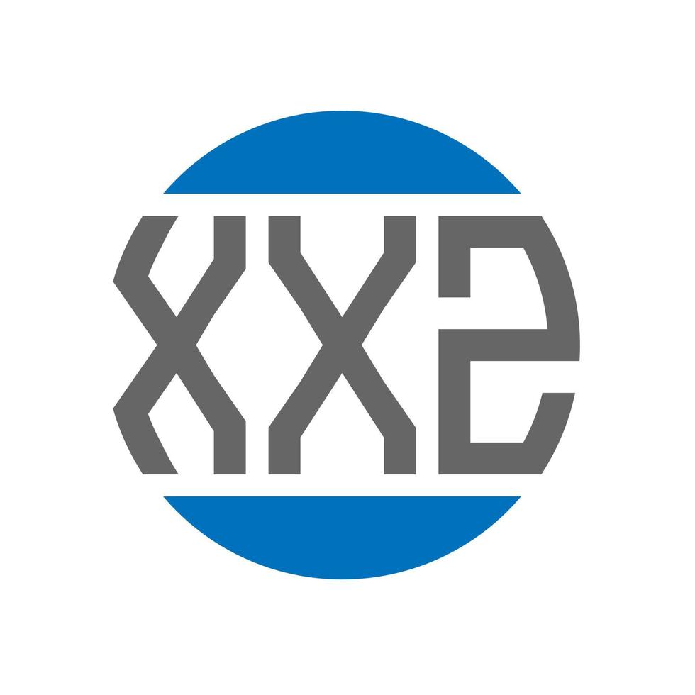 xxz brev logotyp design på vit bakgrund. xxz kreativ initialer cirkel logotyp begrepp. xxz brev design. vektor