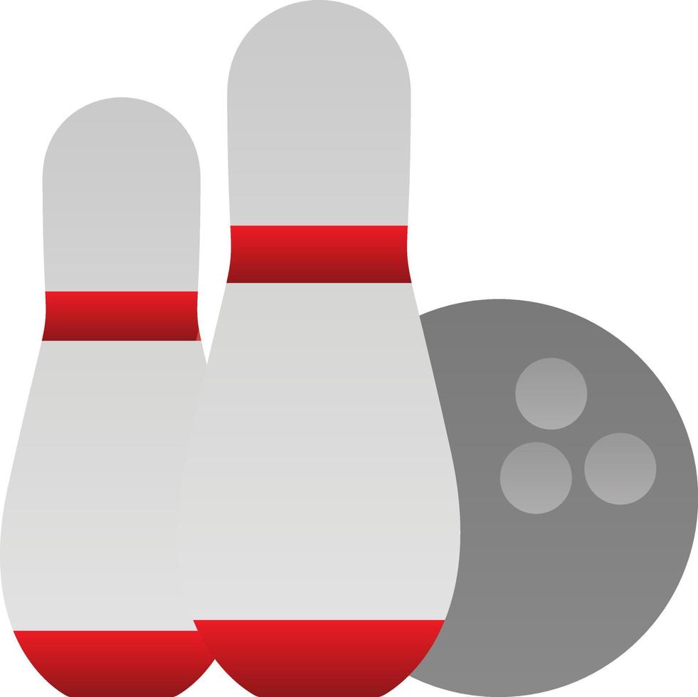 Bowling-Vektor-Icon-Design vektor