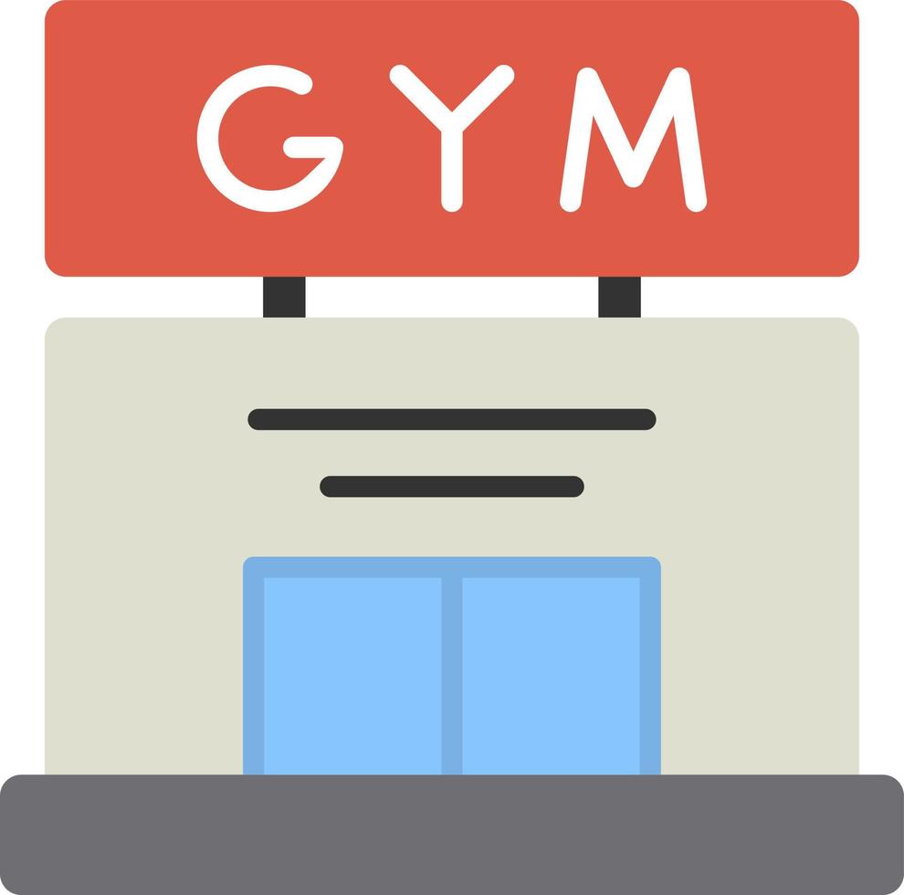 Fitnessstudio-Vektor-Icon-Design vektor