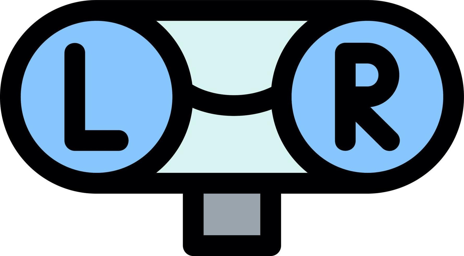 Augenheilkunde-Vektor-Icon-Design vektor
