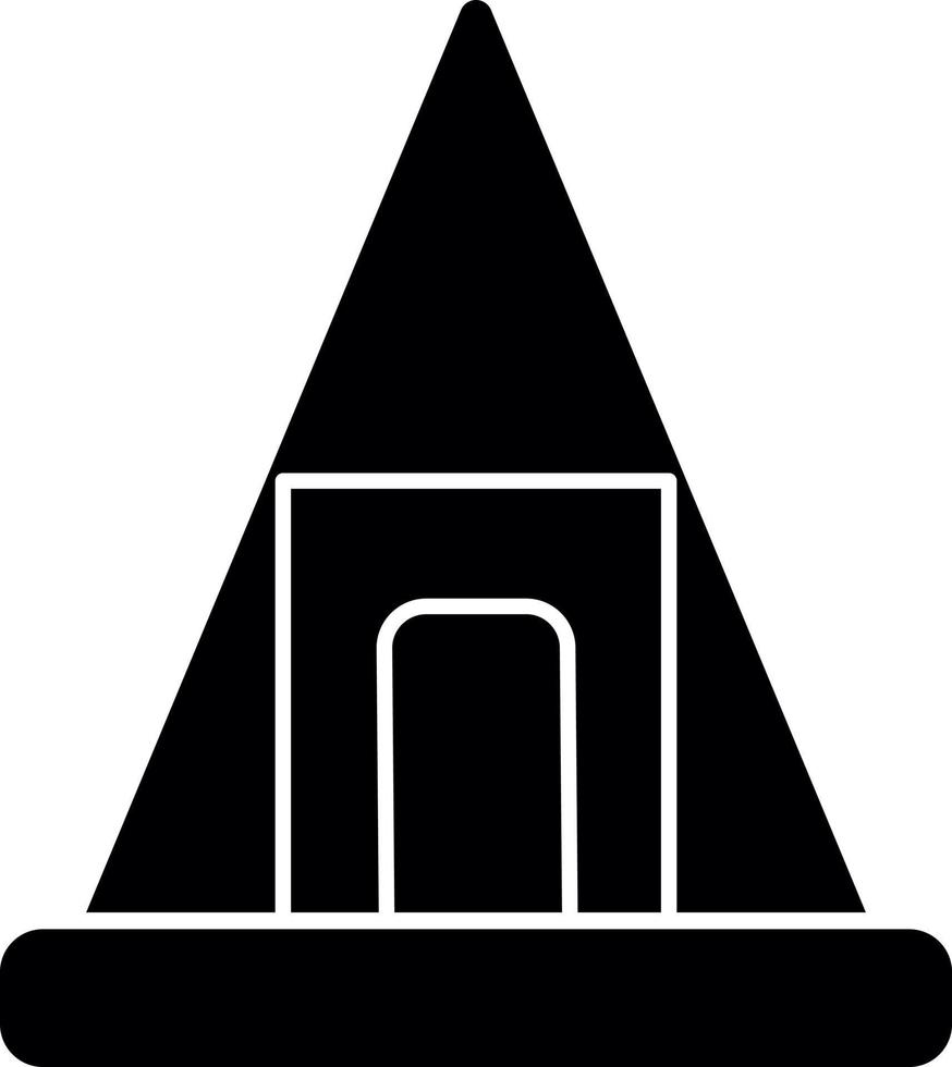 nubische Pyramiden Vektor-Icon-Design vektor