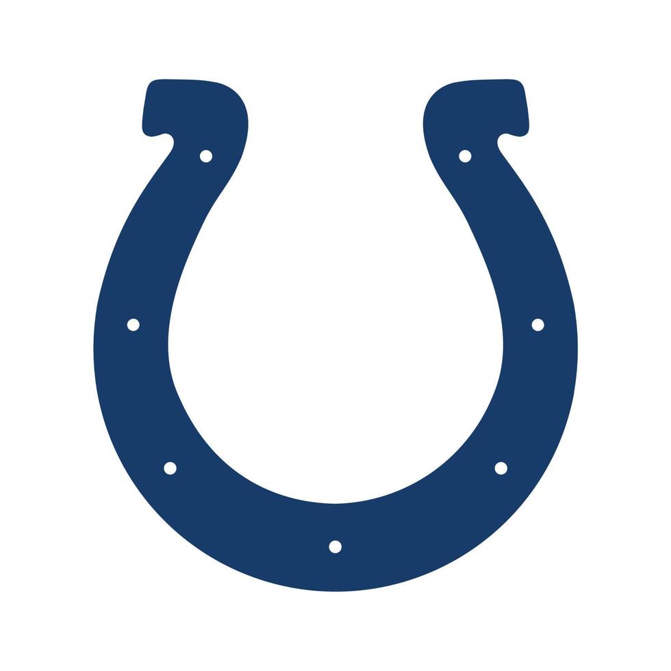 Indianapolis Colts-Logo auf transparentem Hintergrund vektor