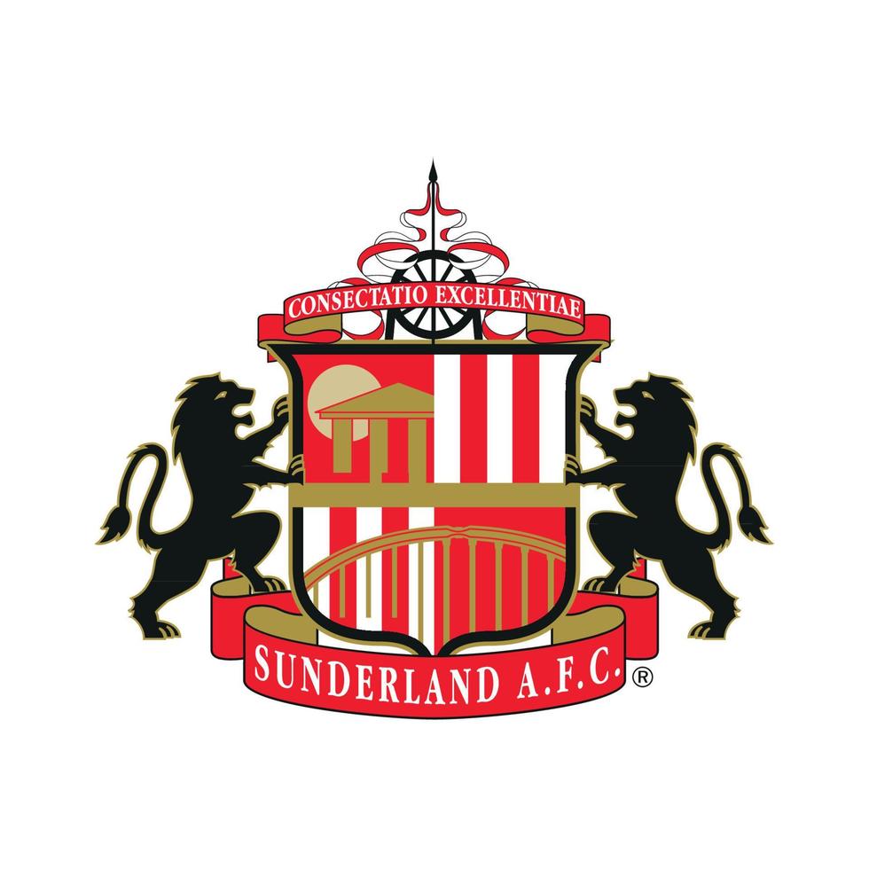 sunderland fc logotyp på transparent bakgrund vektor