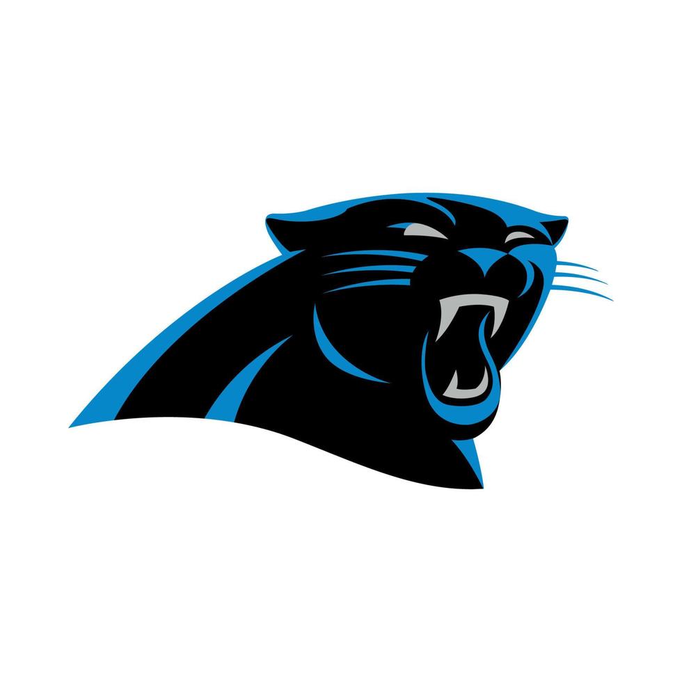 Carolina-Panther-Logo auf transparentem Hintergrund vektor