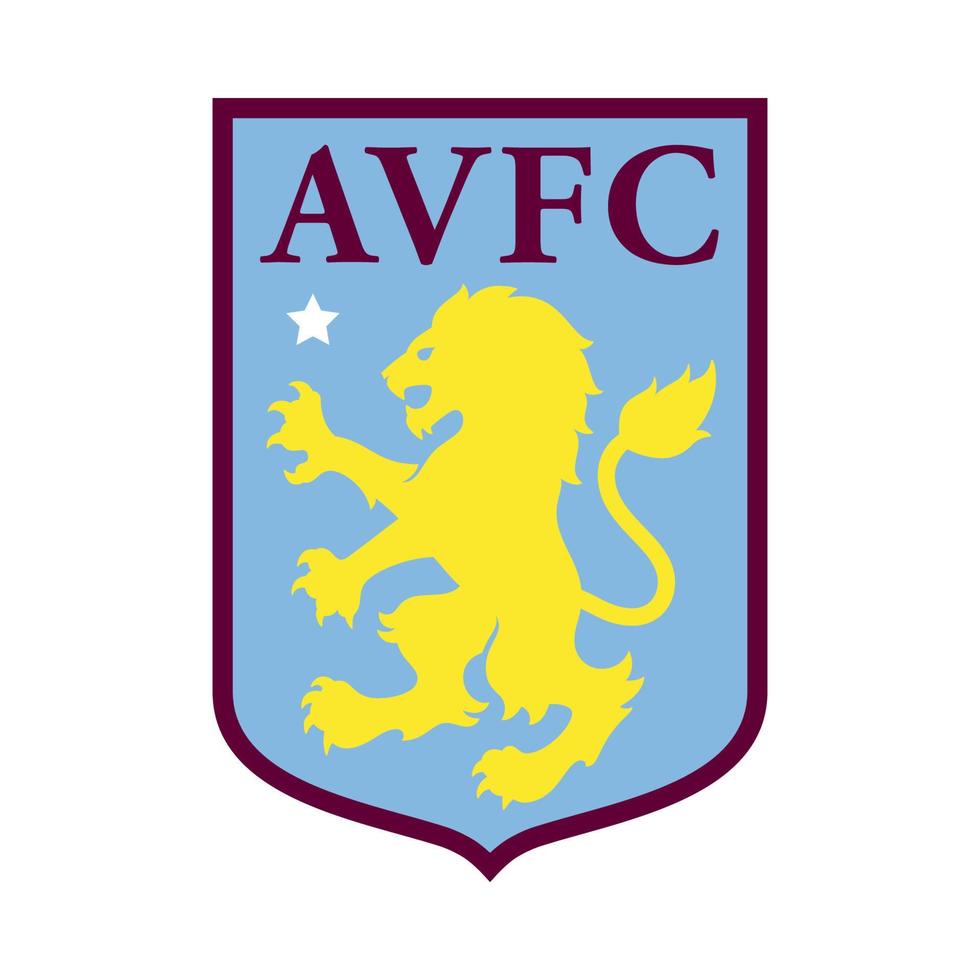 Aston Villa-Logo auf transparentem Hintergrund vektor