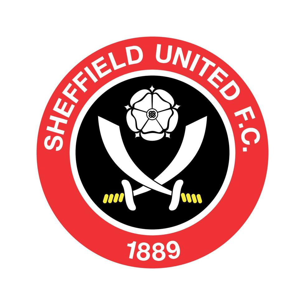 Sheffield United-Logo auf transparentem Hintergrund vektor