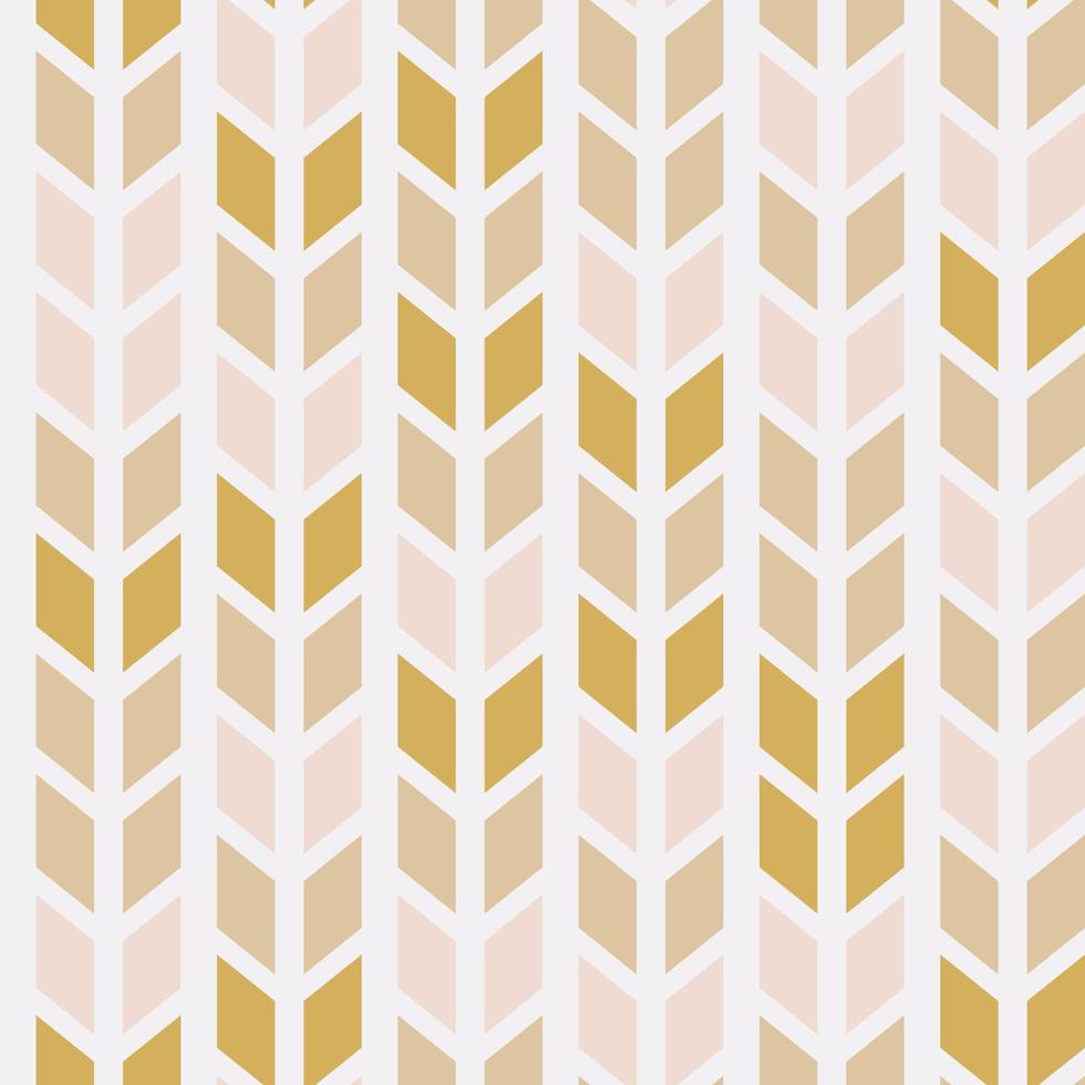 guld blad rosa tråkig mönster sömlös rektanglar sträng vektor