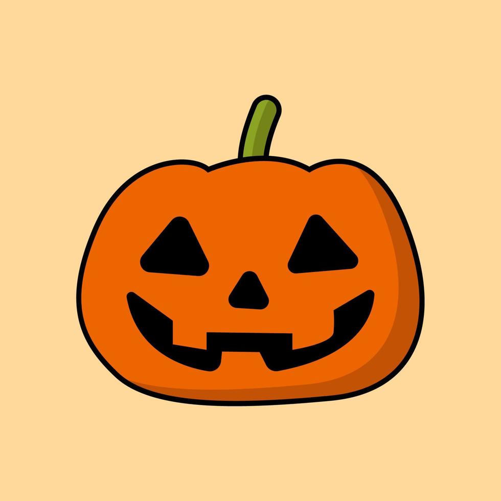 pumpa fri vektor illustration halloween begrepp