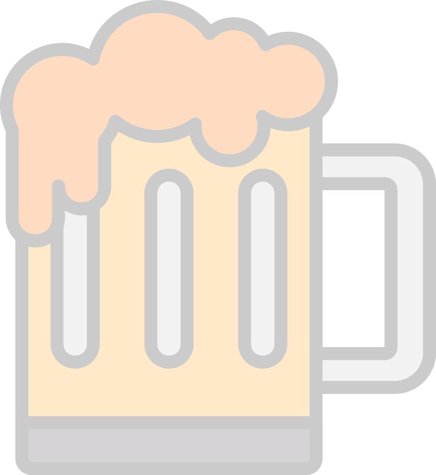 Bier-Vektor-Icon-Design vektor