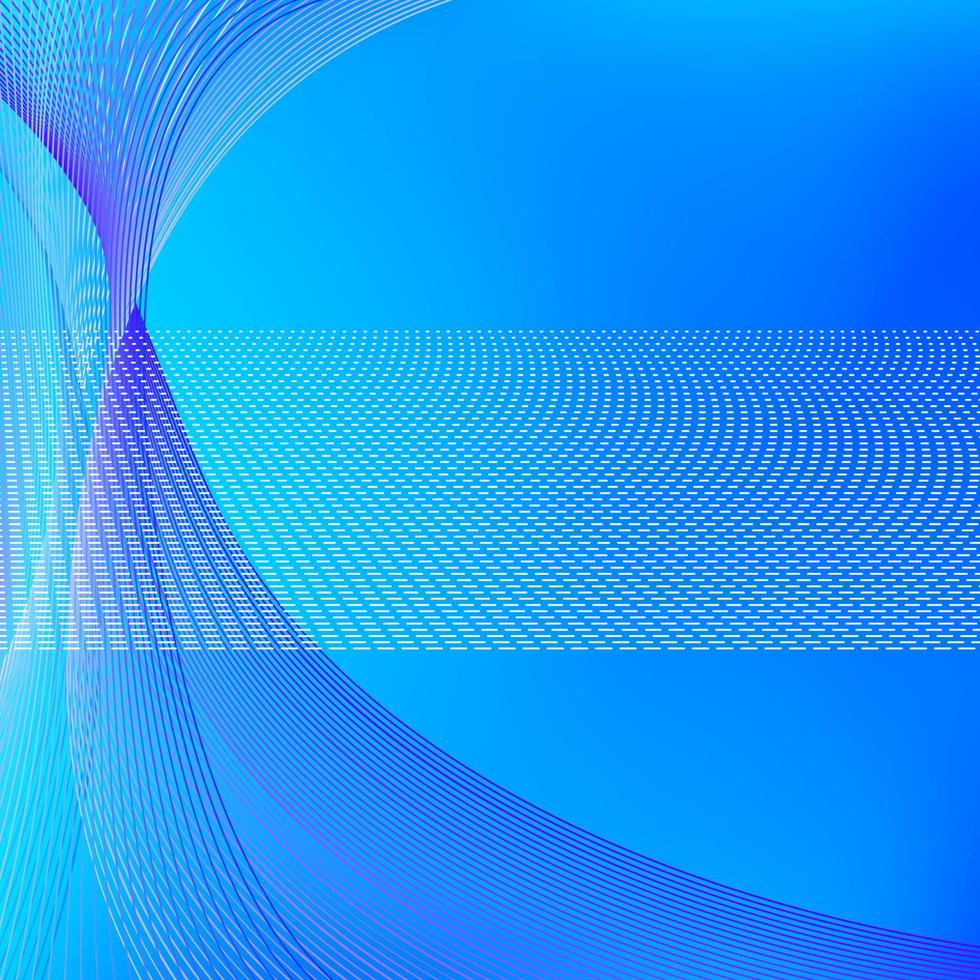 abstrakt vektor bakgrund med blå blandad rader