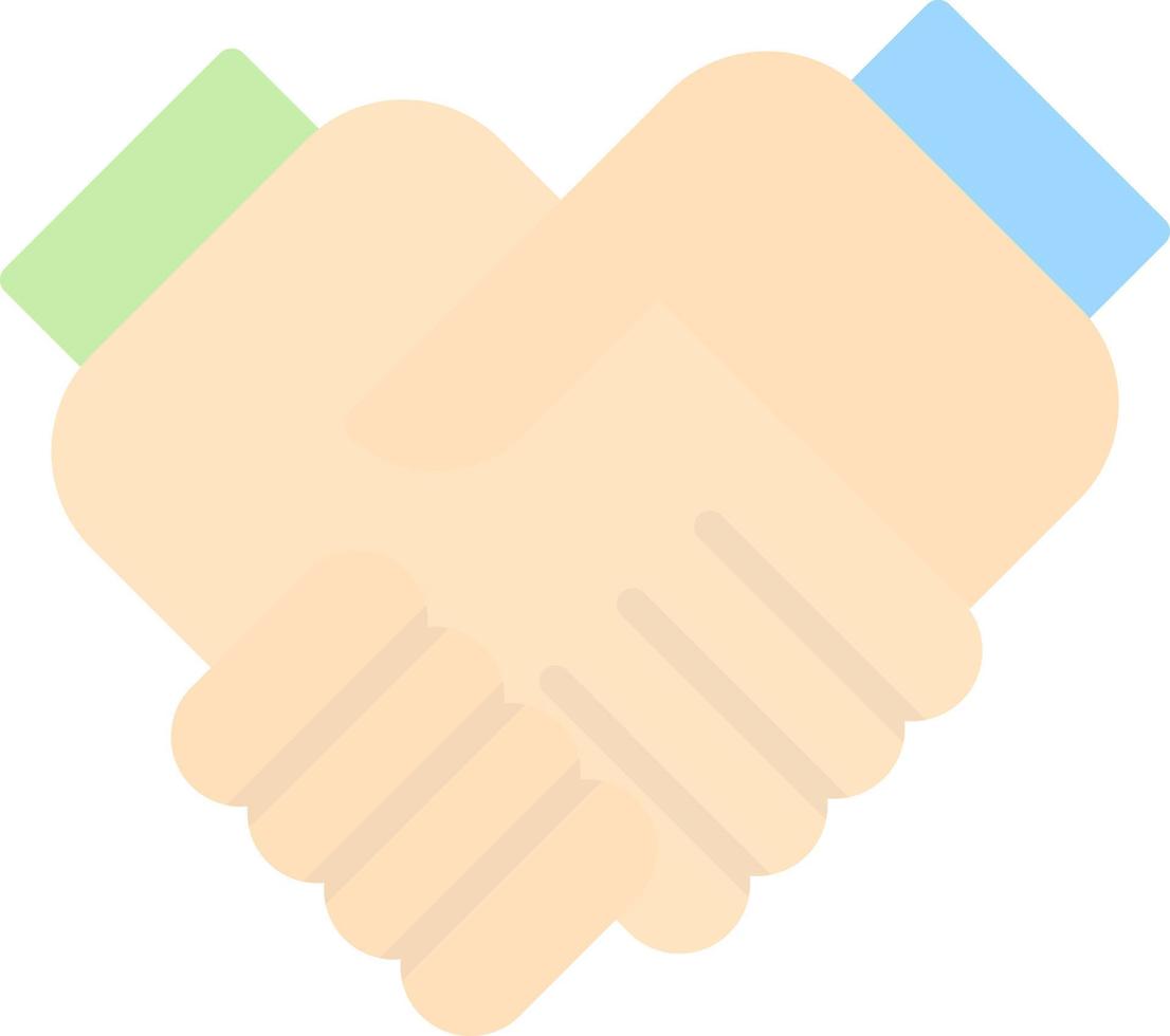 Handshake-Vektor-Icon-Design vektor
