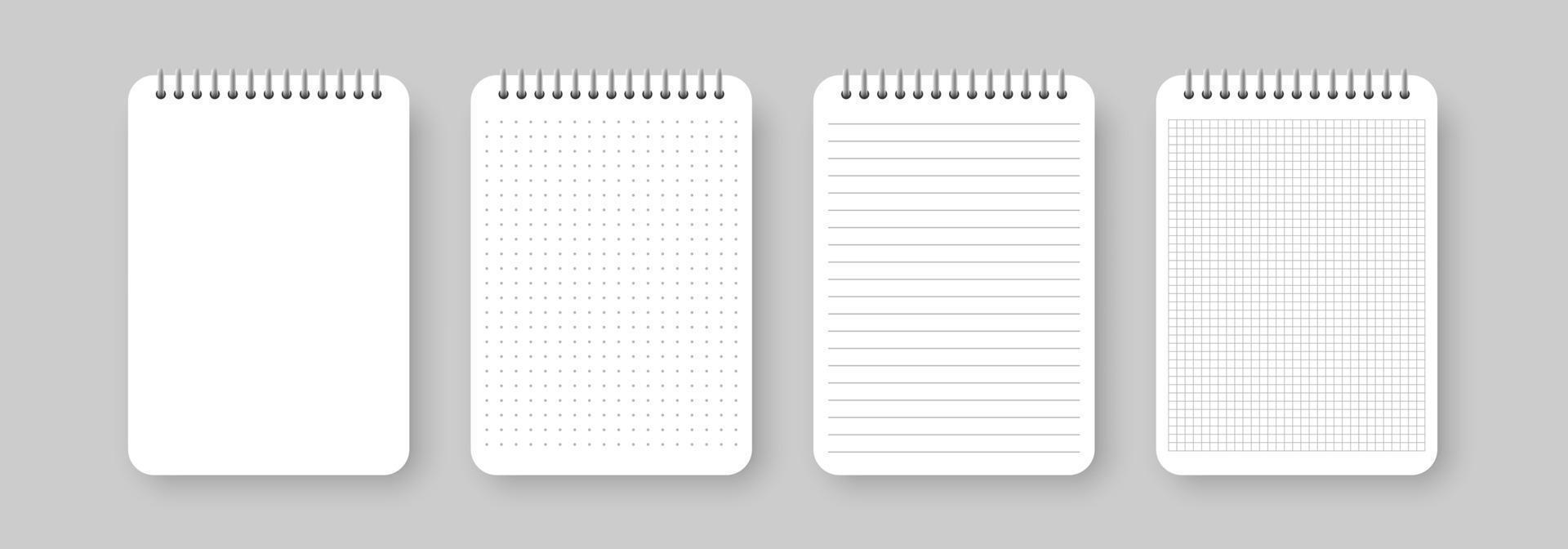 Notebook-Symbol im flachen Stil. Papierblatt-Vektorillustration auf lokalisiertem Hintergrund. Seite Zeichen Geschäftskonzept. vektor