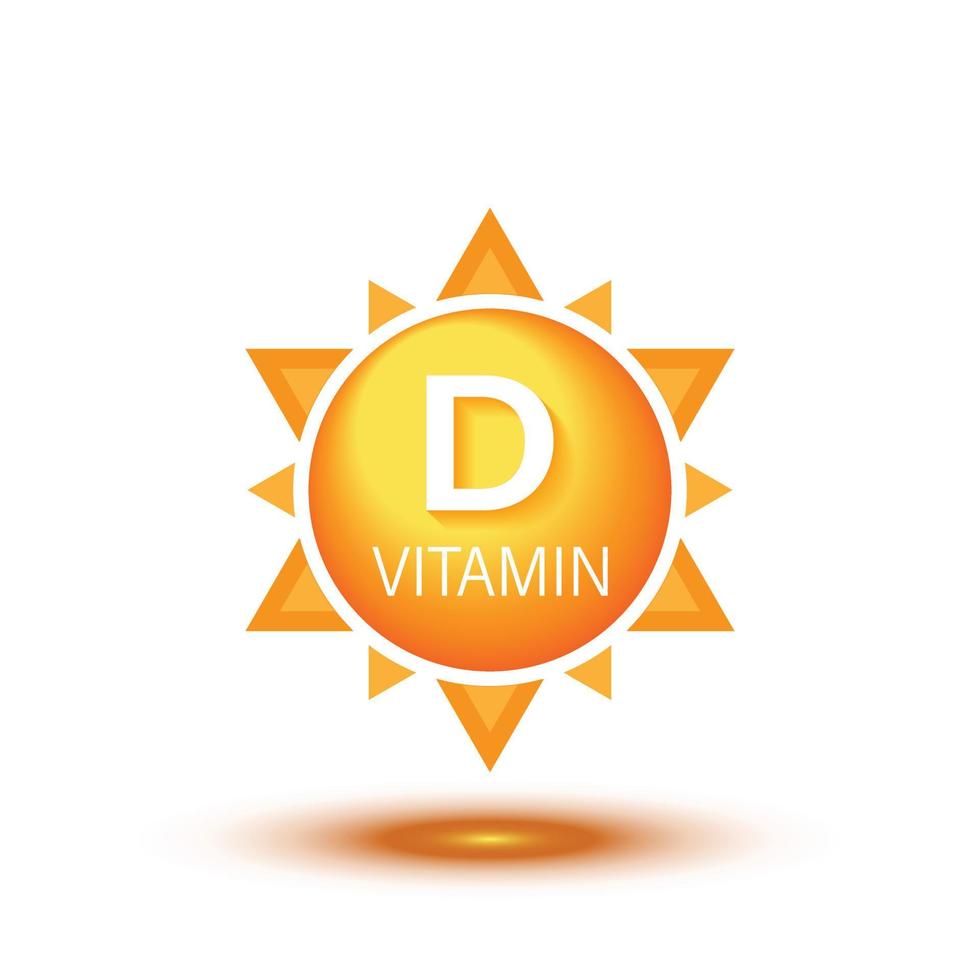 vitamin d ikon i platt stil. kemisk tillägg vektor illustration på vit isolerat bakgrund. apotek tecken företag begrepp.