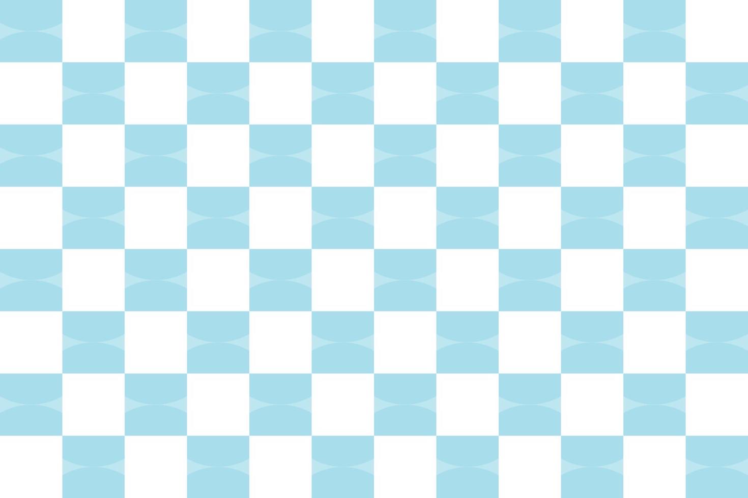 Kunstdrucke mit geometrischem Schachbrettmuster ist an allen vier Seiten von einem andersfarbigen Schachbrettmuster umgeben. vektor