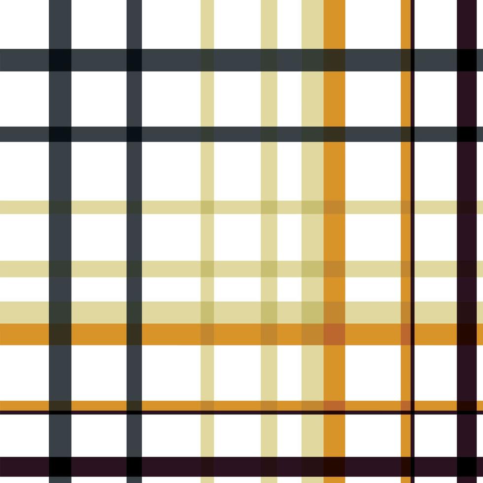 Kariertes Tartan-Muster-Design-Textil ist ein gemusterter Stoff, der aus überkreuzten, horizontalen und vertikalen Bändern in mehreren Farben besteht. Tartans gelten als kulturelle Ikone Schottlands. vektor