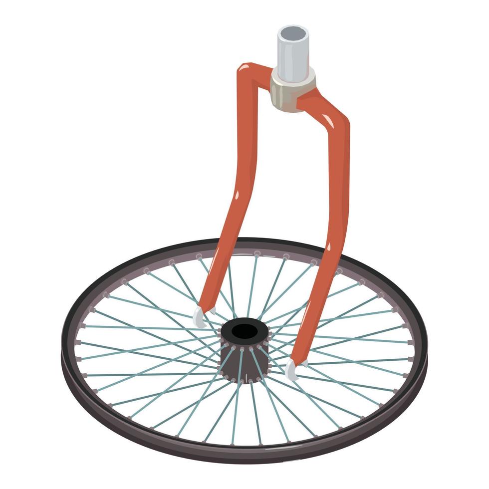 Fahrradteil-Symbol, isometrischer Stil vektor