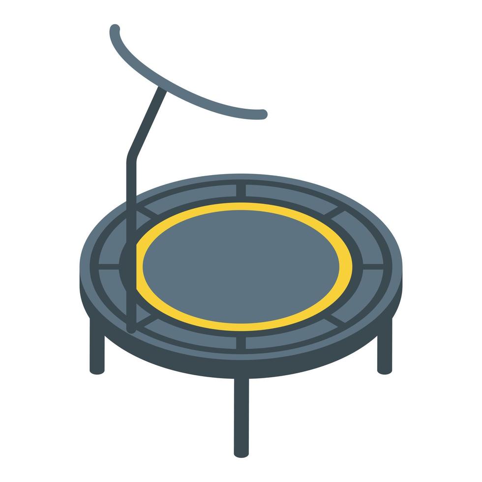 kondition trampolin ikon, isometrisk stil vektor