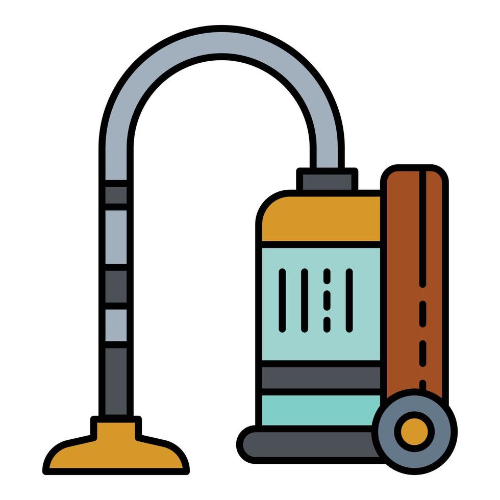 modern Vakuum rengöringsmedel ikon Färg översikt vektor