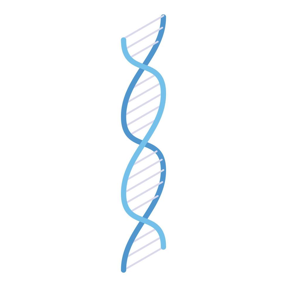 DNA-Symbol, isometrischer Stil vektor