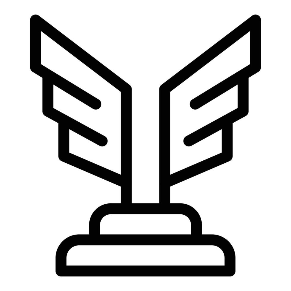 Trophäenbecher-Symbol, Umrissstil vektor