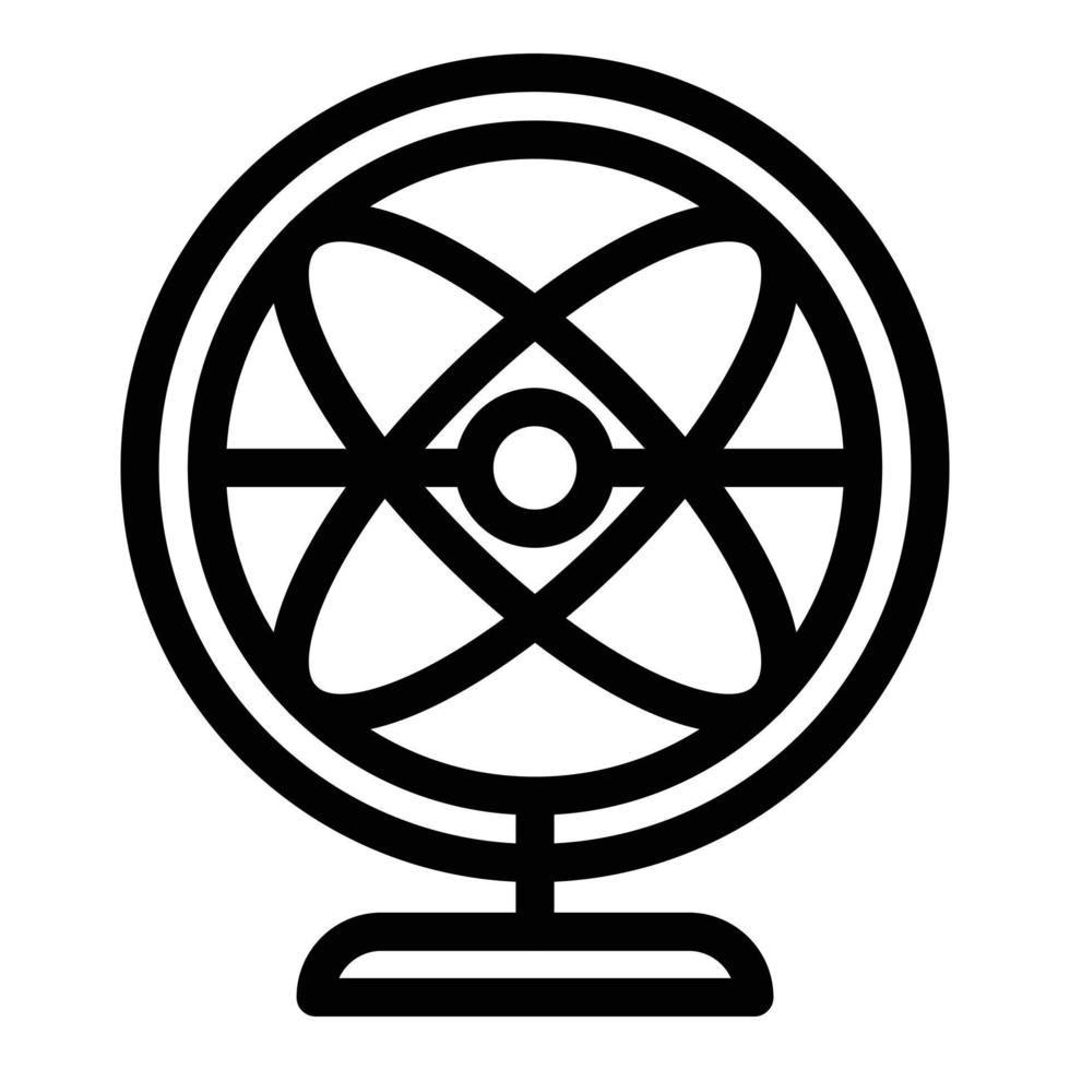 Perpetuum-Motion-Balance-Symbol, Outline-Stil vektor
