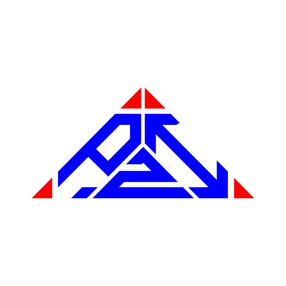 Pzi Letter Logo kreatives Design mit Vektorgrafik, pzi einfaches und modernes Logo. vektor