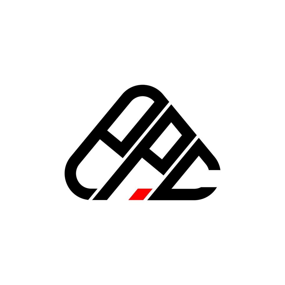 PPC-Buchstaben-Logo kreatives Design mit Vektorgrafik, PPC-einfaches und modernes Logo. vektor