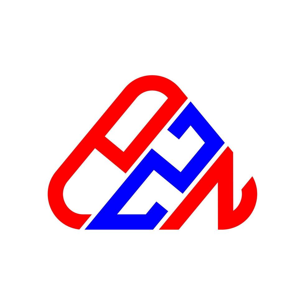 p z n brev logotyp kreativ design med vektor grafisk, p z n enkel och modern logotyp.