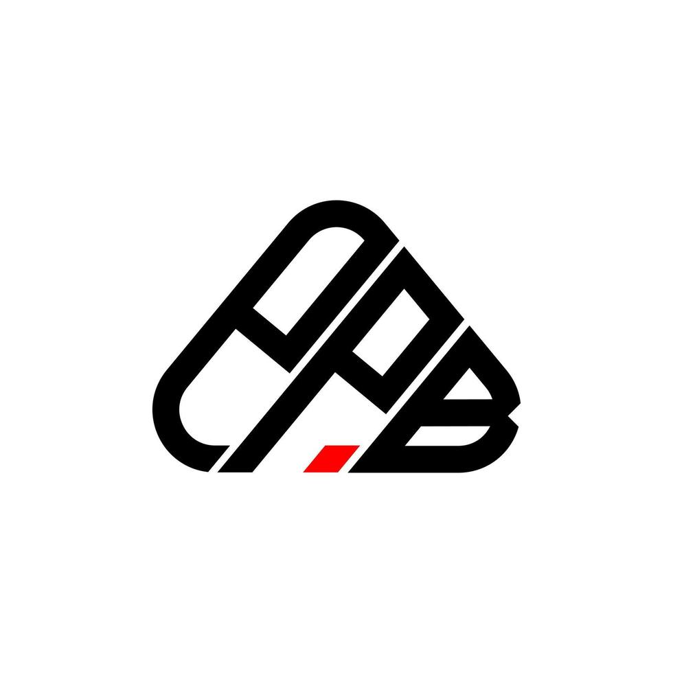 ppb Letter Logo kreatives Design mit Vektorgrafik, ppb einfaches und modernes Logo. vektor
